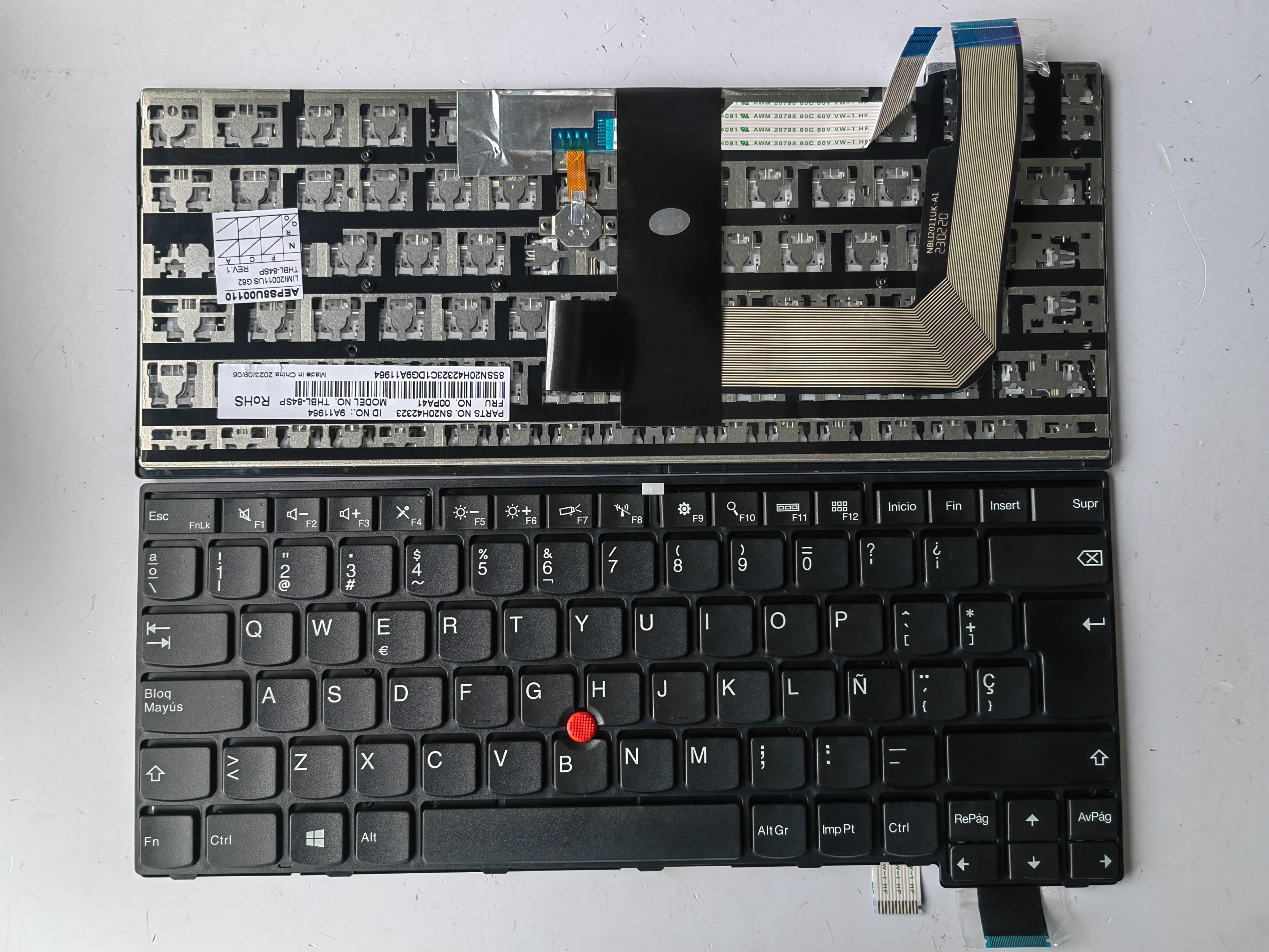 Picture of New Replacement Laptop Keyboard For IBM T460S/S2 BLACK FRAME BLACK (OEM) SP Layout